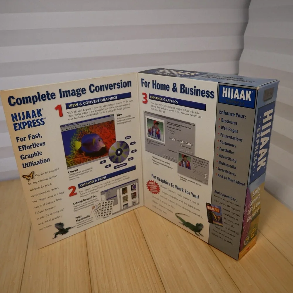 Quarterdeck Hijaak‎ Express Graphics Conversion - Windows 95, 98, NT 4.0 CD-ROM